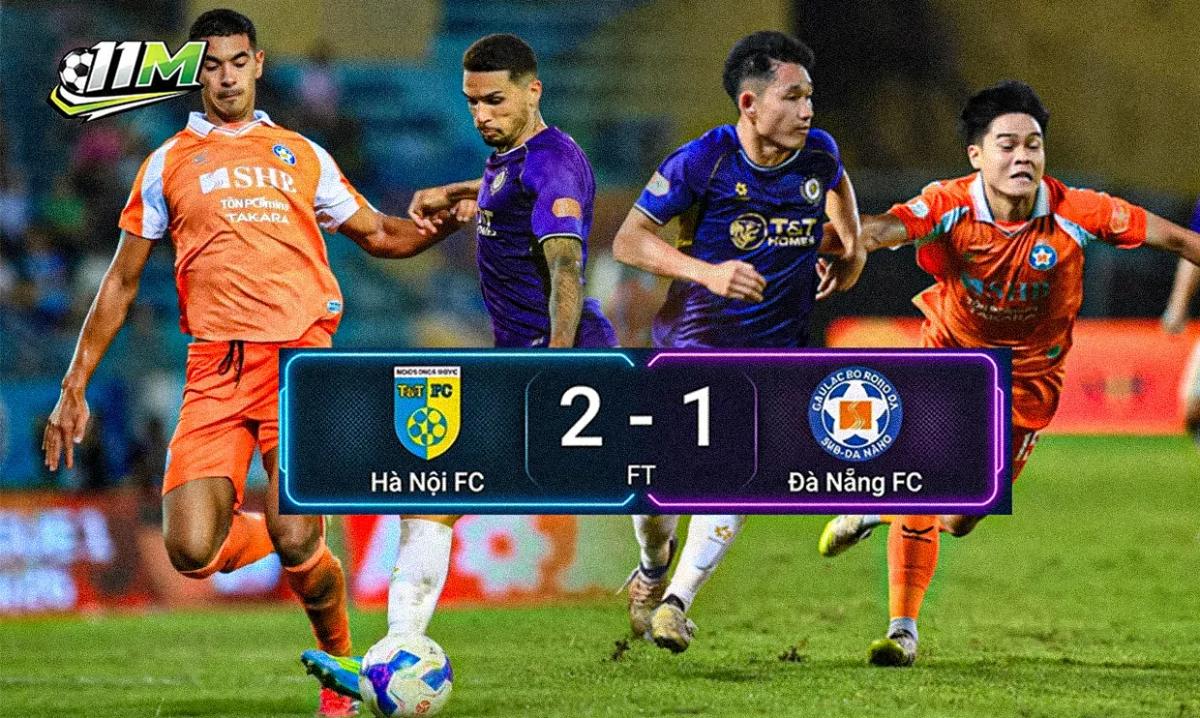 Kịch tính 2 thẻ đỏ: Hà Nội FC thắng nghẹt thở, Đà Nẵng tiến sát bờ vực xuống hạng!