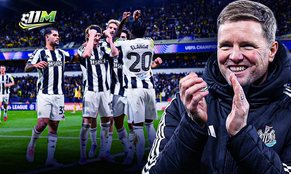 Newcastle United và trang sử mới: Eddie Howe đưa "Chích chòe" bay cao tại Champions League.