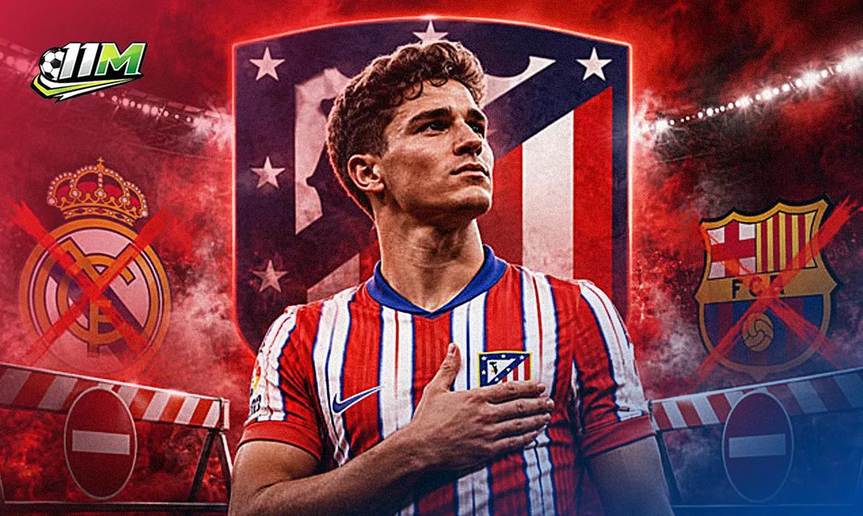 Arsenal sáng cửa sở hữu Julian Alvarez sau khi Real Madrid và Barca lần lượt rút lui