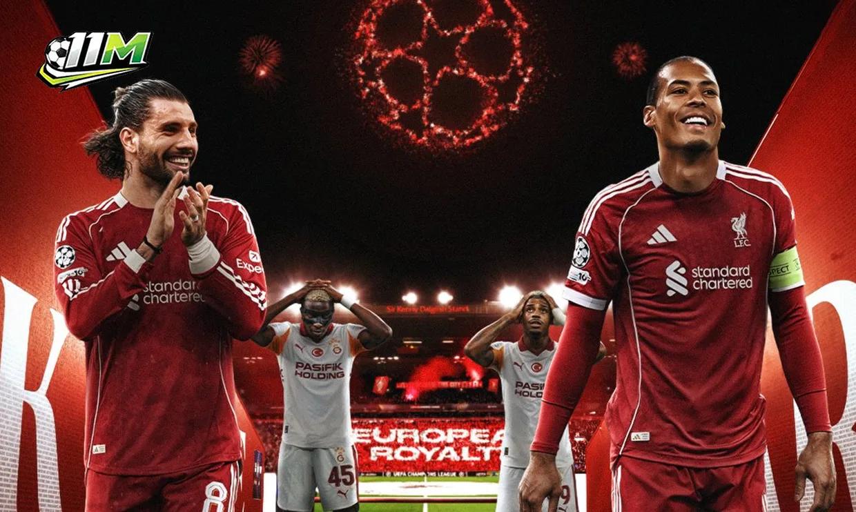Liverpool vùi dập Galatasaray để thẳng tiến vào Tứ kết.