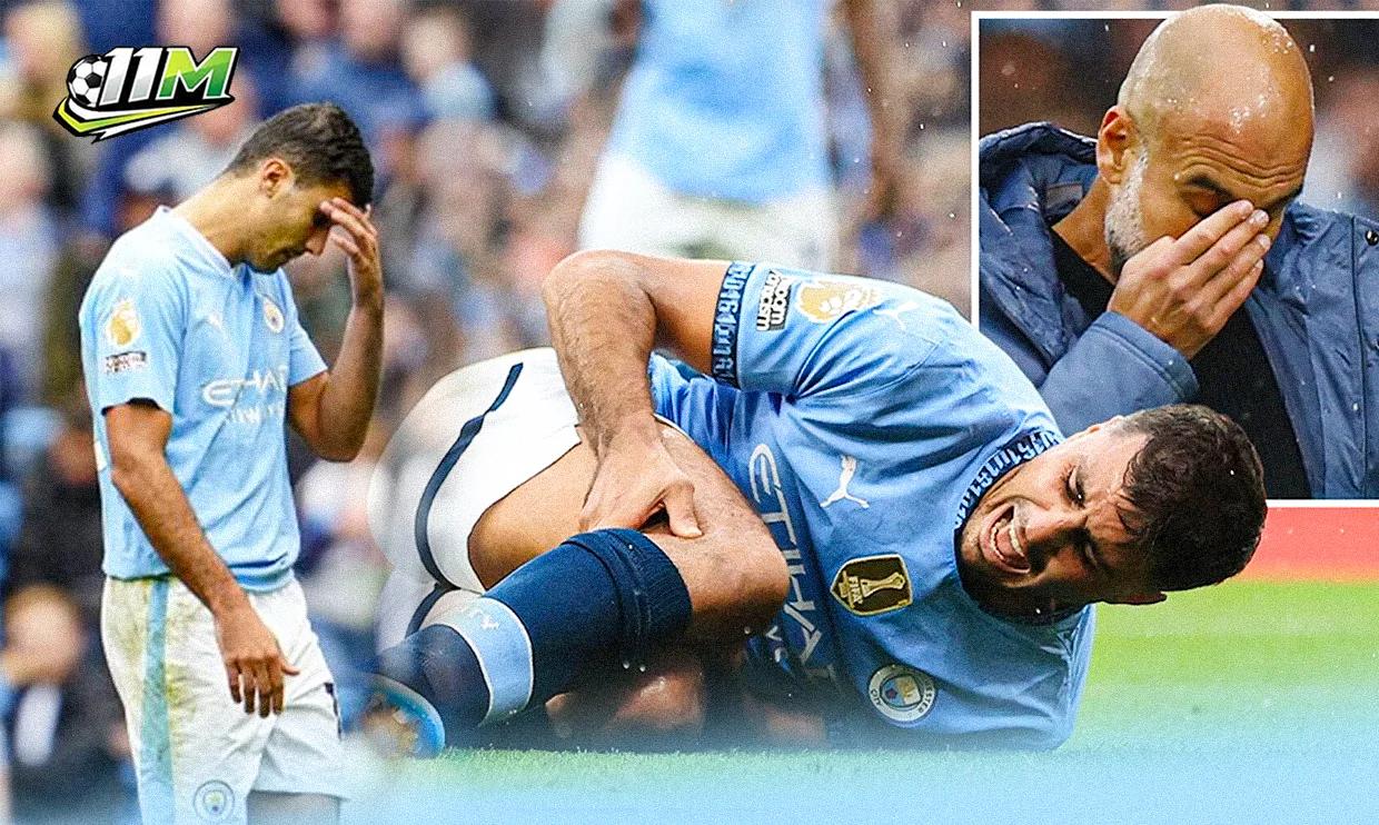 Man City mất "trái tim" Rodri: Pep Guardiola lo sốt vó trước chuyến hành quân đến Burnley