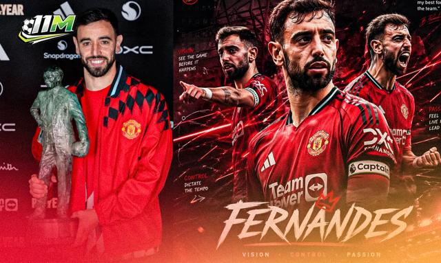 Bruno Fernandes lại giành thêm một giải thưởng nữa