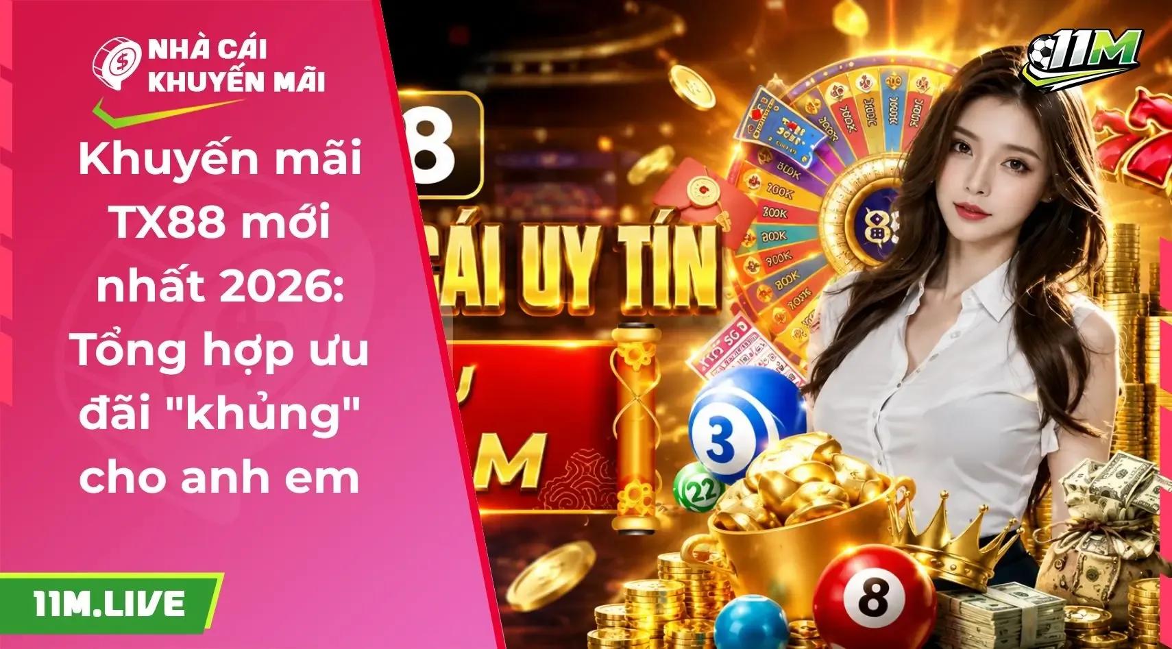 Khuyến mãi TX88 2026: Tổng hợp ưu đãi khủng cho anh em