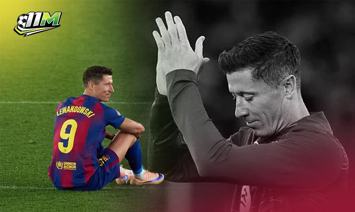 Robert Lewandowski ngồi một mình giữa thánh đường Camp Nou ngày chia tay