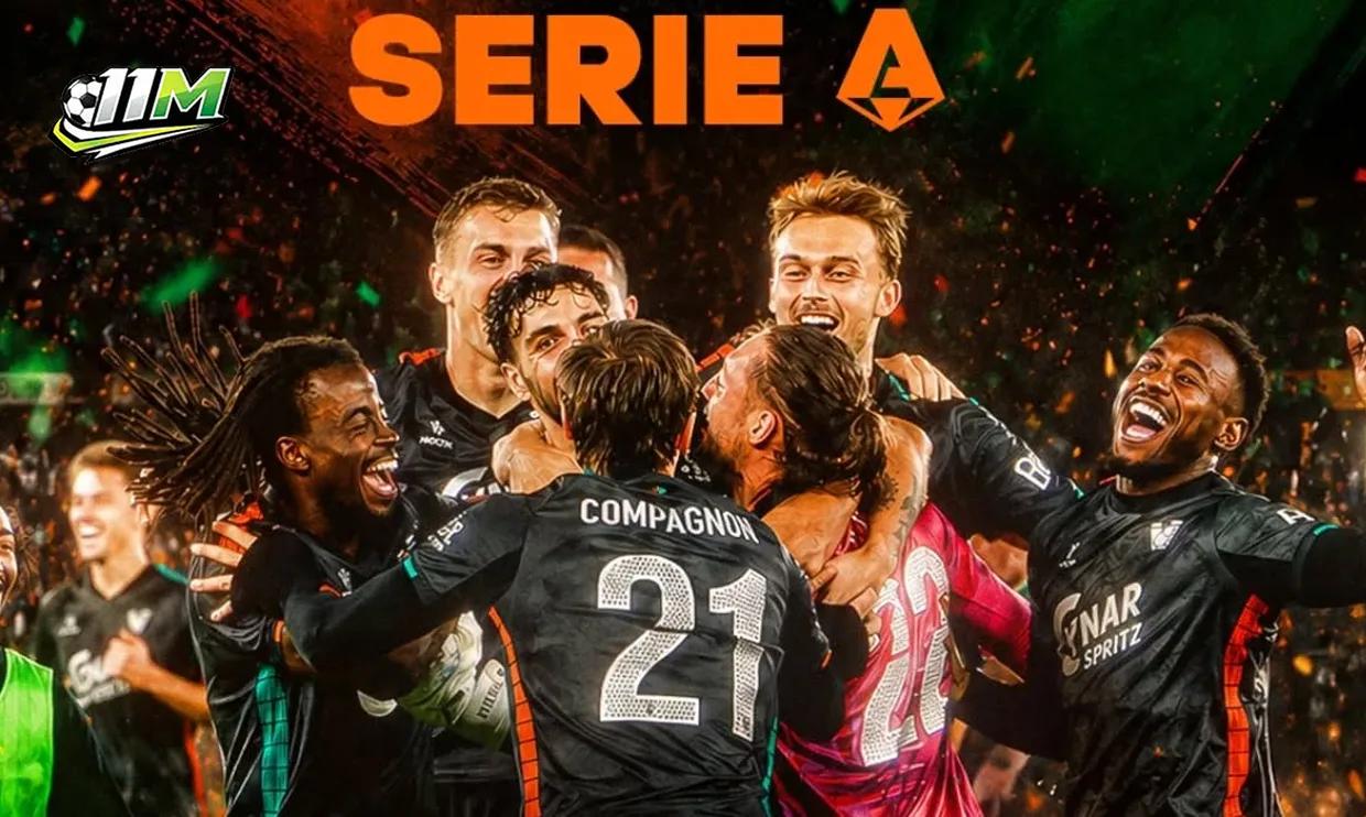 Venezia chính thức trở lại Serie A