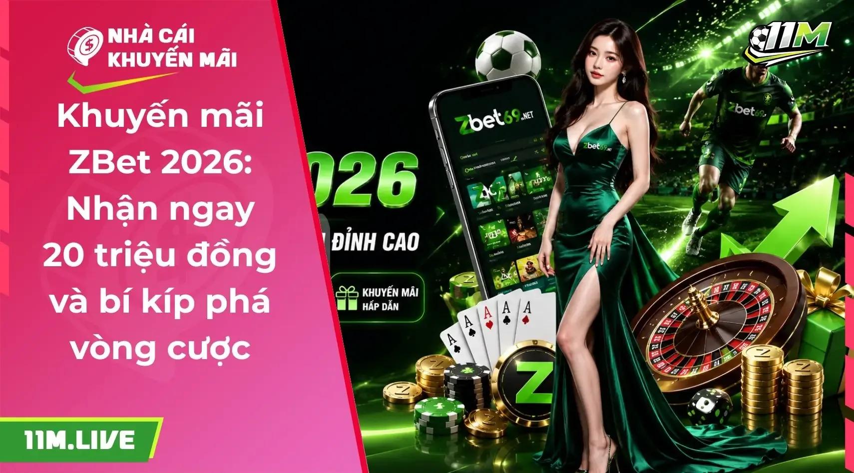 Khuyến mãi ZBet 2026: Nhận ngay 20 triệu và bí kíp phá vòng cược