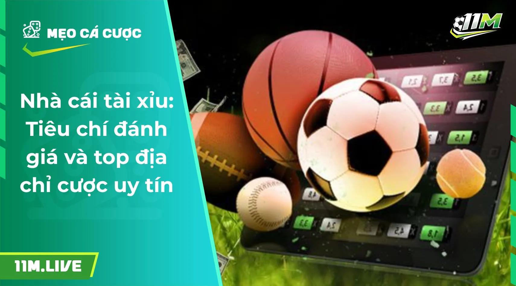 Nhà cái tài xỉu: Tiêu chí đánh giá và top địa chỉ cược uy tín