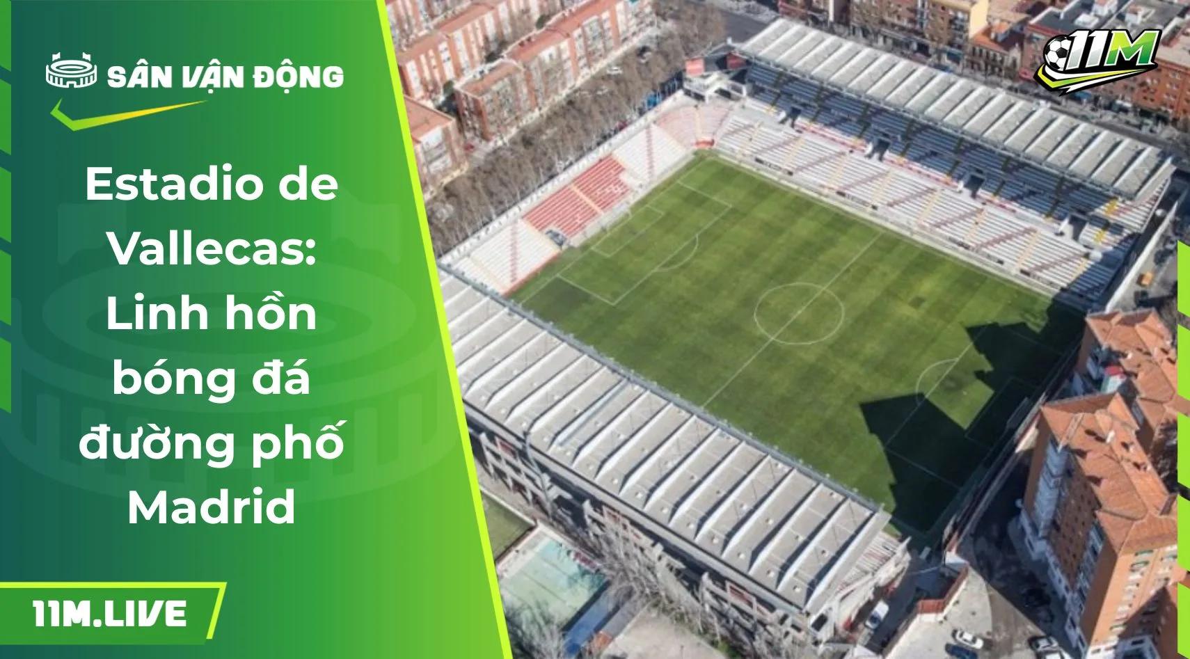 Estadio de Vallecas: Linh hồn bóng đá đường phố Madrid