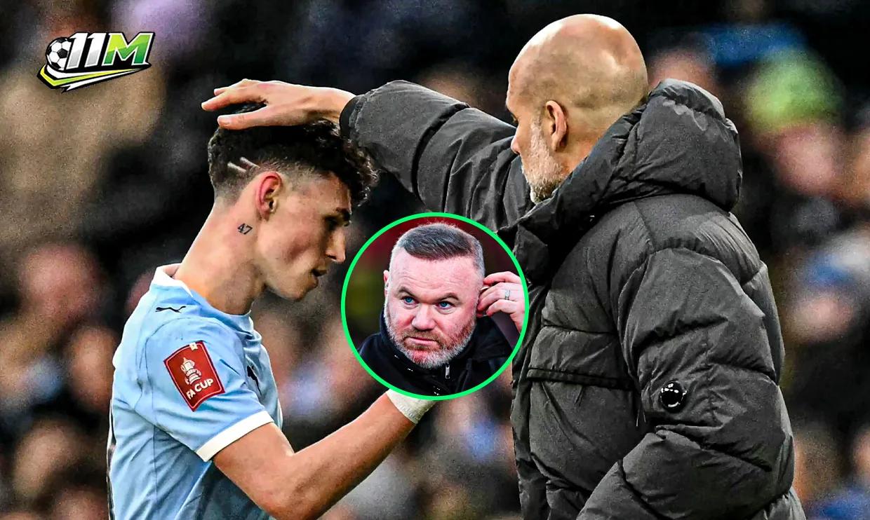 Wayne Rooney chỉ trích Pep Guardiola khi coi Phil Foden trở thành "kẻ thừa" tại Wembley.