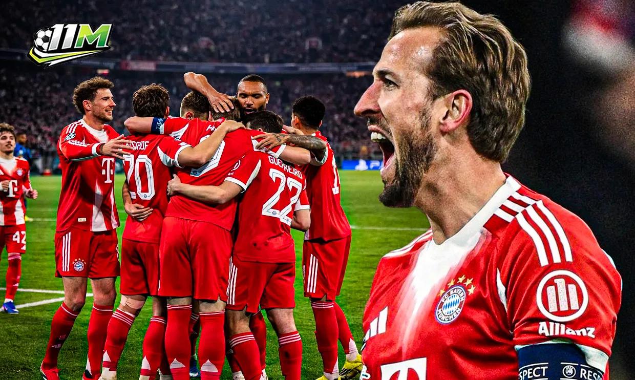 "Hùm xám" phô diễn uy quyền: Harry Kane rực sáng, Bayern hẹn quyết chiến Real Madrid