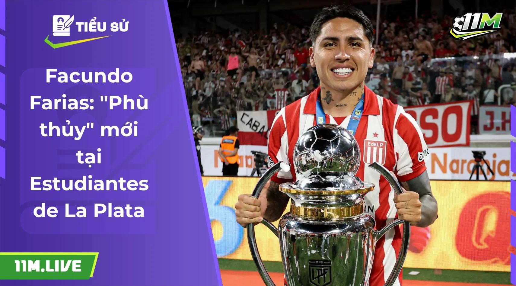 Facundo Farias: "Phù thủy" mới tại Estudiantes de La Plata
