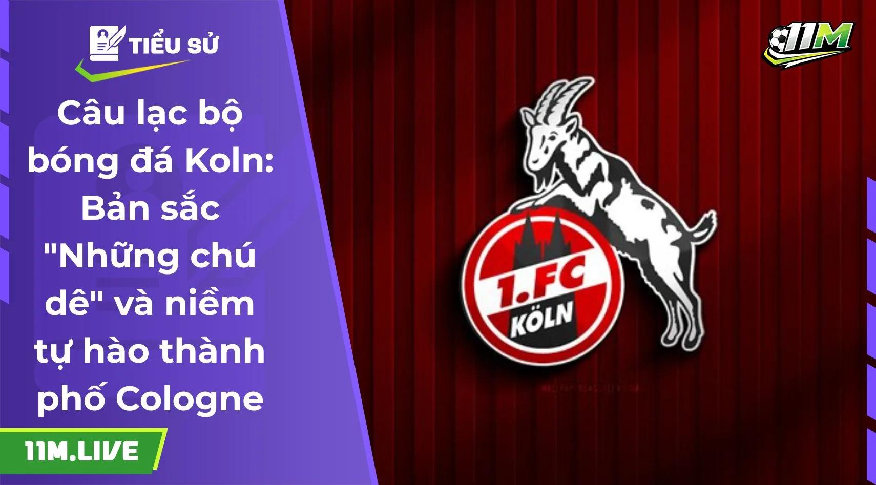 Câu lạc bộ bóng đá Koln: Bản sắc "Những chú dê" và niềm tự hào thành phố Cologne