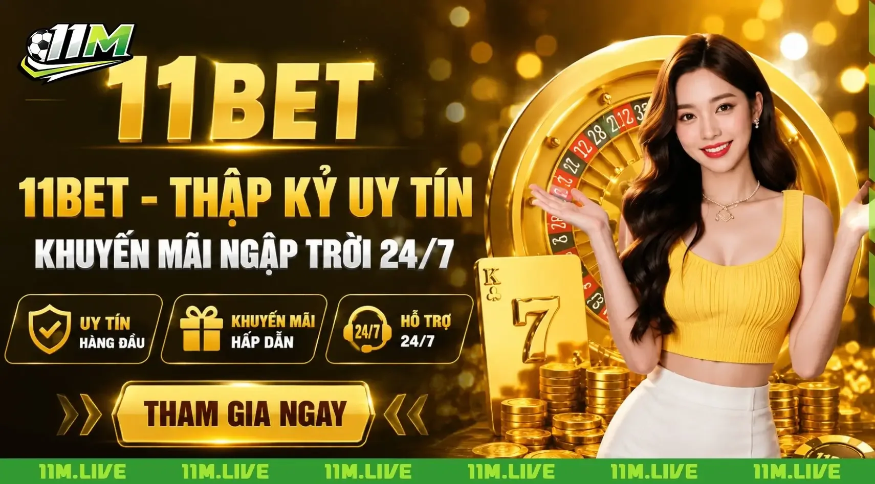 Khuyến m&atilde;i 11Bet